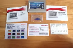 You are bidding on a Honeywell, NEW, EUC, Wi-Fi, color, touch screen, programmable thermostat that has never been used....