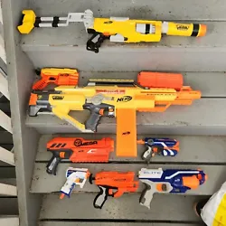 This Ultra Nerf Gun Lot product is sure to provide hours of fun for kids and adults alike.   The blasters are all in...
