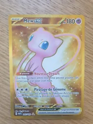 Carte Pokémon Secrète MEW Ex GOLD 205/165 151 NEUVE FR Livree Dans Sleeve Et Top.