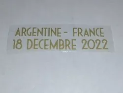 DANS LE TABLEAU CEST ARGENTINE VS FRANCE, LARGENTINE REÇOIS DONC A LA PRIVILÈGE DE CHOISIR SA TENUE (DONC DOMICILE...