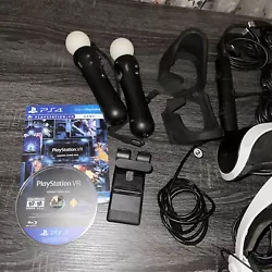 Grade A Sony PS4 PlayStation VR 2 CUH-ZVR2 Headset w/ Processor.