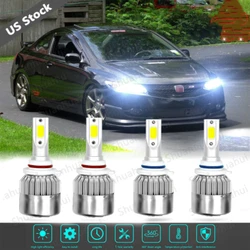 6000K Front LED Headlight Bulbs For GMC C1500 1988-1999 High&Low Beam Set of 4. Color Temperature: Cool White 6000K....