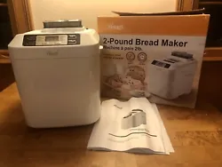 This listing is for a Rosewill Bread Maker Machine with Automatic Fruit and Nut Dispenser.  This machine can bake up...