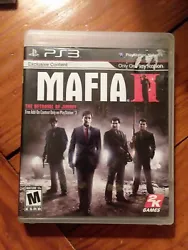 Mafia II (Sony PlayStation 3) W/ Map & Instructions - 2010.
