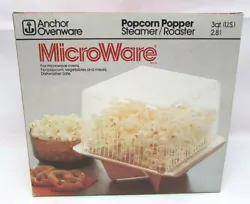 MicroWare Popcorn Popper. NOS New in Box 1970s 80s.