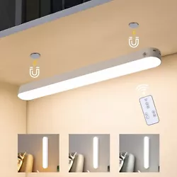 3 Colors and Continuous Dimmable USB Battery Light for Cabinet Lighting. 【Adjustable brightness and color...