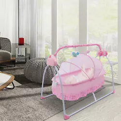 The Shaker Can Shake：When Rocking, Connect The Fixing Belt At The Bottom Of The Bed; After Installing The Bed, The...