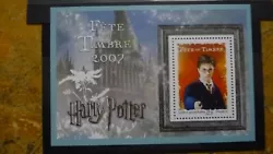 HARRY POTTER FETE DU TIMBRE 2007 AUTOADHESIF. FEUILLET F4024A : (HARRY POTTER). NEUF LUXE LETTRE PRIORITAIRE 20 Gr.