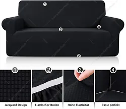 Loveseat Sofa Slipcover (2 Seater): Fits width between 135-170 cm. Single Sofa Slipcover(1 Seater): Fits width between...