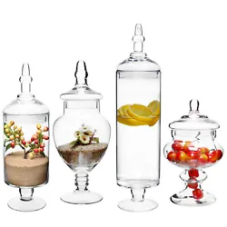 MyGift Enterprise LLC. Add a touch of sophistication and functional storage to your living space with these clear glass...