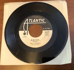 The Tiffany’s Promo 45 Gossip, Please Tell Me Teen Northern Soul Atlantic 1964. Record very good to very good +...