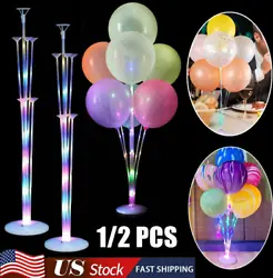 1 or 2 x Set of LED Light Balloon Stand (Balloon is not included.). Easy Assemble: It will take only a few minutes to...