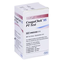 Roche Coaguchek XS PT Test 24/Box - Exp. 01/2025, New & Sealed. - 24/Box & 1 Code Chip.
