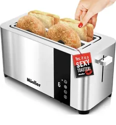This Mueller UltraToast Full Stainless Steel Toaster is perfect for those who want a high-quality toaster that can...
