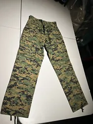 Rothco Pants Mens Small Reg Green Ultra Force BDU Camouflage Army Camo Print. The measurements are 42