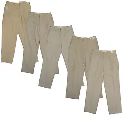 Want cheap work pants?. These are used uniform pants. Most of these have been used. They are all light colored with...