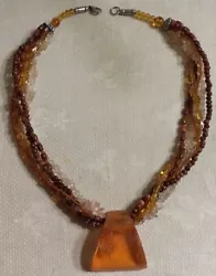 This necklace is nifty. It is not hallmarked. It is in good condition with no missing pieces. Perfect addition to any...