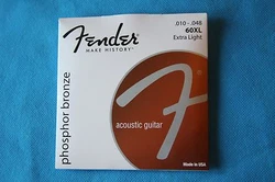 Fender 60XL Acoustic Phosphor Bronze strings are wound on a special hex core wire for a brighter, more consistent, and...
