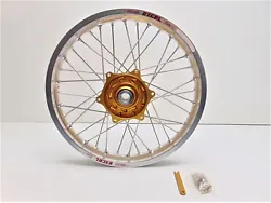 Dubya Rear Wheel 2.15 x 18 Gold Talon Hub/Silver Excel Takasago Rim.