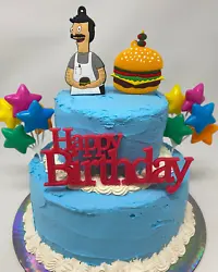 Featuring Bob Belcher. (Cake and Plate are NOT Included).