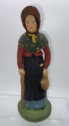 Je vends ce santon ancien en plâtre non signé.Pellegrini?17 cmNi manque et ni collage.Dans son jus.je vends dautres...