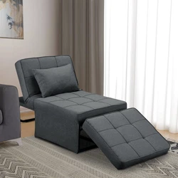:versatile use, sitting, reclining and sleeping. - Created for convenience and comfort, 4 in 1 Sofa Bed. Moved easily...