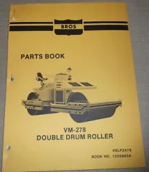 FOR SALE IS A PARTS MANUAL THAT IS PICTURED.