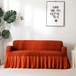 Fit Just Right: Our sofa cover with skirt can suitable for most type of sofas, such as: Antique Sofa, Leather Sofa,...