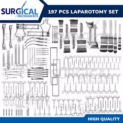 This Laparotomy Set is designed for a surgical incision into the abdominal cavity, for diagnosis or in preparation for...
