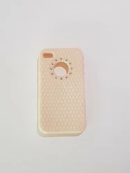 Coque Souple en Silicone iPhone 4 iPhone 4S Rose. iPhone 4 iPhone 4S Pink Soft Silicone Case.