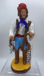 Santon du santonnier ADRYTrès fin et en parfait état.Hauteur de 28 cm environ .Ni manque, ni collageJe vend dautres...
