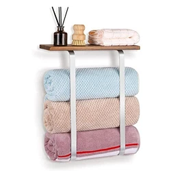 [Space Saving Towel Rack] The size of towel holder is 15.16
