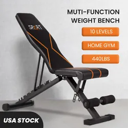 Not the lied bench. 7 baskrest & 3 seat & 2 foot pad positions maximize your full body workout, with Safety FAST BOLT !...