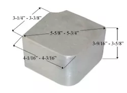 Can be used on other pontoon models. Aluminum Corner Cap Casting #42. New Aluminum Castings.
