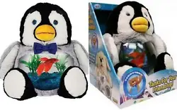 Teddy Tank Playful Penguin. This cute and cuddly stuffed animals has a clear plastic tank in the belly for your...
