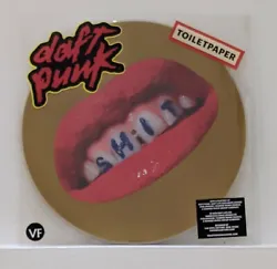 Daft Punk - Da Funk / Teachers - A special golden vinyl for Toiletpaper. Clear PVC sleeve with Daft Punk and Toilet...