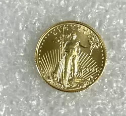 2023 Gold 1/10 oz. Each coin is taken from a mint tube. We do not search the coins. WEIGHT:Each coin is 1/10 troy oz....