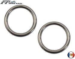 Poids du lot de 2 : 260g. Diamètre intérieur : 60 mm. Diamètre fil : 10 mm.