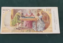 15 cm x 7,5 cm - éditée par Camis et Cie Paris sur un tres beau papier ancien.