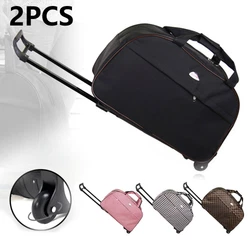 1x or 2x Rolling Wheeled Duffle Bag. The bag is waterproof, it can protect your cloth or phone from getting wet when...