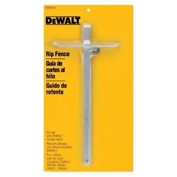 The crossbar feeds through the fittings on the front of your DEWALT circ saw while the face glides along the length of...