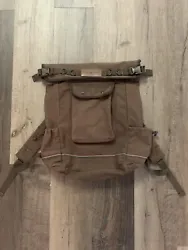 Tommy Hilfiger Brown Buckle Fashion Backpack, Super Roomy Great For Laptop/Books. Great backpack! Rare not many of them...