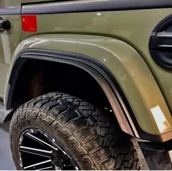 JEEP Wrangler Fender Flare Extensions feats models 2018 to 2022. The high fender are short flares feats the original...
