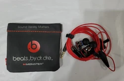 Beats by Dr. Dre iBeats In-Ear Only Headphones - Black.  Ships in bulk packaging.  New condition