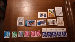 Série complète dessins denfants 2 timbres 1989. - Roi Juan Carlos Ier 50 pesetas se-tenant 5 timbres (violet foncé...