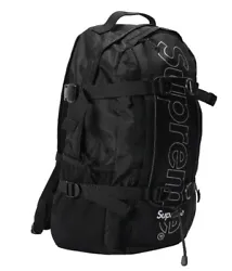 Up for sale is a 100% authentic brand new Supreme reflective 3M black backpack from Supreme’s 2018 Fall/Winter...