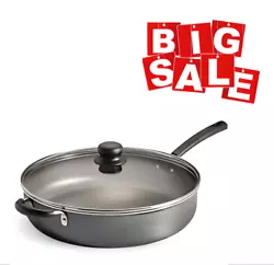 This 5-Quart Jumbo Cooker is a great addition to any basic cookware set. This nonstick jumbo cooker is coated with...