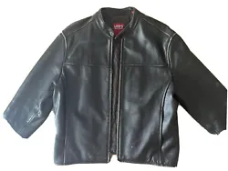Vintage Levis Leather Motorcycle Jacket Mens Large. Good quality heavy duty men’s size large