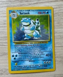 Carte Pokémon -Tortank 2/102 - Set De Base - FR Holo Wizard.  Petit default : présence décriture face   Pour plus...