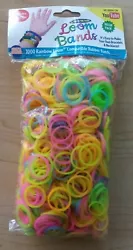 Create even more Rainbow Loom bracelets, rings and more with these colorful refill bands. Long lasting and latex free,...